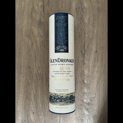 Zeldzame Glendronach Tawny Port Finish 18 Year Old Single Malt Scotch Whisky