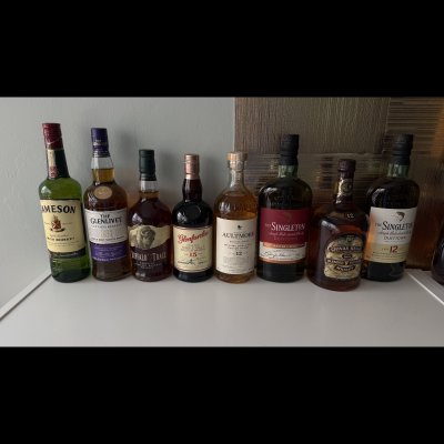 Whisky- en cognacverzameling te koop